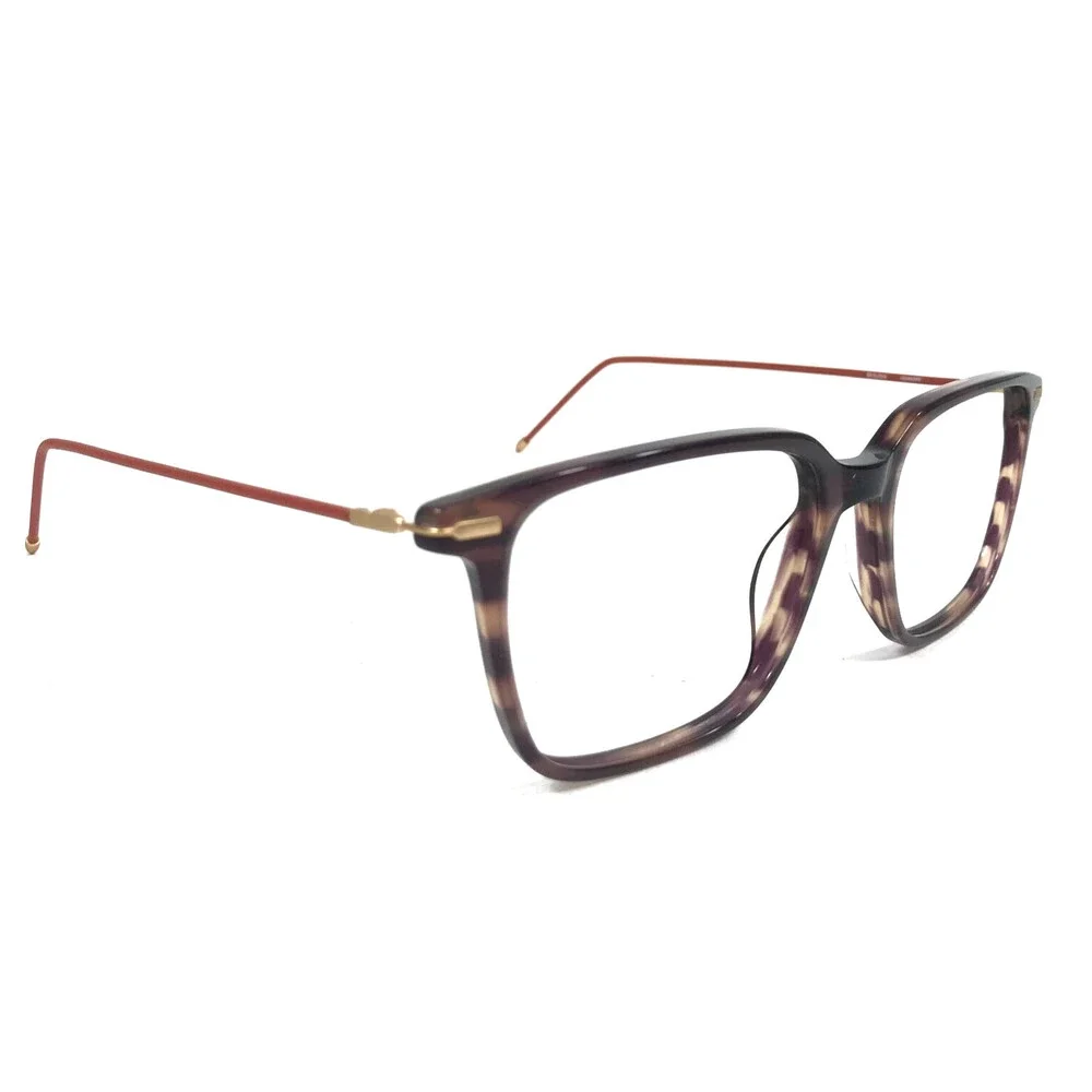 Bulova Eyeglasses Frame KENMORE BROWN Orange Oversized Square Full Rim 54-17-140